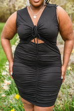 Load image into Gallery viewer, Summer Nights Black Dress