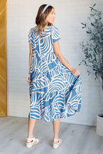 Load image into Gallery viewer, Surf Watch Tiered Midi Dress