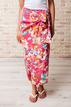 Load image into Gallery viewer, Take Me Outside Wrap Around Skirt in Magenta