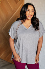 Load image into Gallery viewer, Take it Easy Eyelet Trim Top