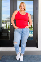 Load image into Gallery viewer, The Basics Reversible Longline Tank in Red
