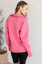 Load image into Gallery viewer, Same Ol' Situation Collared Pullover in Hot Pink