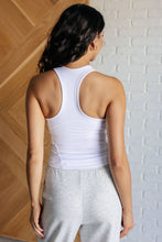 Load image into Gallery viewer, Truly Loyal Racerback Tank in White