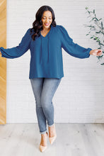 Load image into Gallery viewer, We Believe Keyhole Tie Detail Blouse