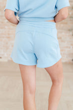 Load image into Gallery viewer, We're Only Getting Better Drawstring Shorts in Sky Blue