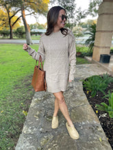Load image into Gallery viewer, PREORDER: So Delightful Cable Knit Sweater Dress in Four Colors