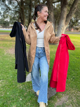 Load image into Gallery viewer, PREORDER: Time Slips Away Hooded Jacket in Three Colors