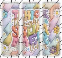 Load image into Gallery viewer, PREORDER: Thick Thighs & Summer Vibes Skinny Tumbler