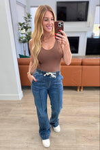 Load image into Gallery viewer, PREORDER: High Rise Wide Leg Denim Joggers