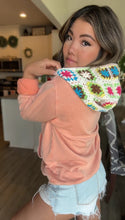 Load image into Gallery viewer, PREORDER: Sia Acid Wash Crochet Hoodie