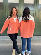 Load image into Gallery viewer, PREORDER: Half Zip Fleece Pullover in Sherbet