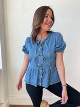Load image into Gallery viewer, PREORDER: Sweet Escape Peplum Top