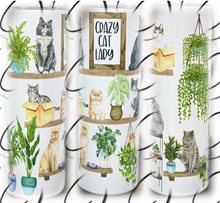 Load image into Gallery viewer, PREORDER: Crazy Cat Lady Skinny Tumbler