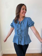 Load image into Gallery viewer, PREORDER: Sweet Escape Peplum Top