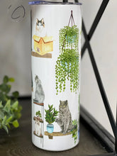 Load image into Gallery viewer, PREORDER: Crazy Cat Lady Skinny Tumbler