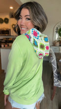 Load image into Gallery viewer, PREORDER: Sia Acid Wash Crochet Hoodie