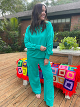 Load image into Gallery viewer, PREORDER: Beautiful Day Mineral Wash Pullover and Cargo Pants Set in Two Colors