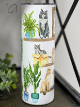 Load image into Gallery viewer, PREORDER: Crazy Cat Lady Skinny Tumbler