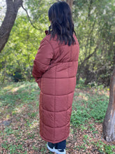 Load image into Gallery viewer, PREORDER: Wrap Me Up Full Length Puffer Jacket