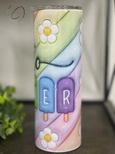 Load image into Gallery viewer, PREORDER: Hello Summer Popsicle Skinny Tumbler