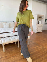 Load image into Gallery viewer, PREORDER: Thinking About Tomorrow Cargo Sweatpants