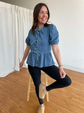 Load image into Gallery viewer, PREORDER: Sweet Escape Peplum Top