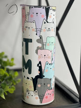 Load image into Gallery viewer, PREORDER: Cat Mom Skinny Tumbler