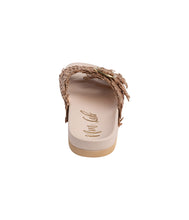 Load image into Gallery viewer, Intertwine Dual Woven Strap Slide in Champagne