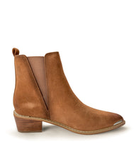 Load image into Gallery viewer, Wylie Suede Ankle Boot in Tan