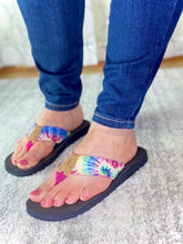 Load image into Gallery viewer, My Bahama Mama Tie Dye Flip Flops