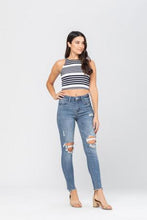 Load image into Gallery viewer, Cut Off At The Knees Judy Blue Skinny Jeans