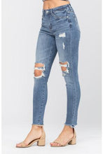 Load image into Gallery viewer, Cut Off At The Knees Judy Blue Skinny Jeans