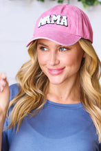 Load image into Gallery viewer, Pink Cotton "MAMA" Adjustable Baseball Cap