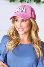 Load image into Gallery viewer, Pink Cotton "MAMA" Adjustable Baseball Cap