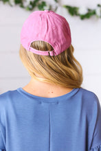 Load image into Gallery viewer, Pink Cotton "MAMA" Adjustable Baseball Cap