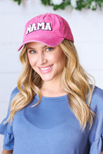 Load image into Gallery viewer, French Rose Cotton "MAMA" Adjustable Baseball Cap
