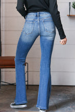 Load image into Gallery viewer, Cotton High Rise Bell Bottom Denim Jeans
