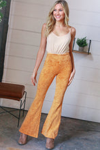 Load image into Gallery viewer, Sunrise Cotton Acid Wash Cut Edge Flared Leggings