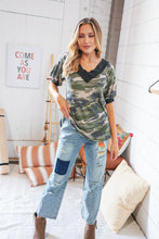 Load image into Gallery viewer, Cotton Washed High Waist Ripped Patchwork Straight Leg Jeans