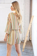 Load image into Gallery viewer, Taupe Rayon Challis Ethnic Back Keyhole Pocketed Romper