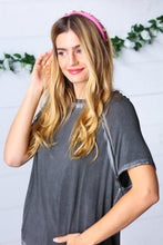 Load image into Gallery viewer, Rose Rhinestone Jeweled Top Knot Knit Headband