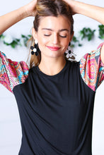 Load image into Gallery viewer, Black & White Mod Daisy Dangle Earrings