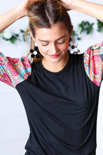Load image into Gallery viewer, Black & White Mod Daisy Dangle Earrings