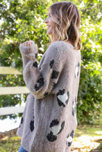 Load image into Gallery viewer, Leopard Jacquard Slouchy Knit Sweater