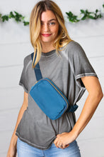 Load image into Gallery viewer, Azure Nylon Zipper Buckle Belt Sling