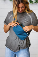 Load image into Gallery viewer, Azure Nylon Zipper Buckle Belt Sling