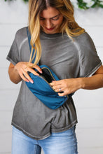 Load image into Gallery viewer, Azure Nylon Zipper Buckle Belt Sling