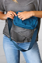 Load image into Gallery viewer, Azure Nylon Zipper Buckle Belt Sling