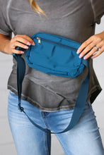 Load image into Gallery viewer, Azure Nylon Zipper Buckle Belt Sling