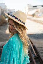 Load image into Gallery viewer, Braid Me Beautiful Straw Frayed Fashion Hat